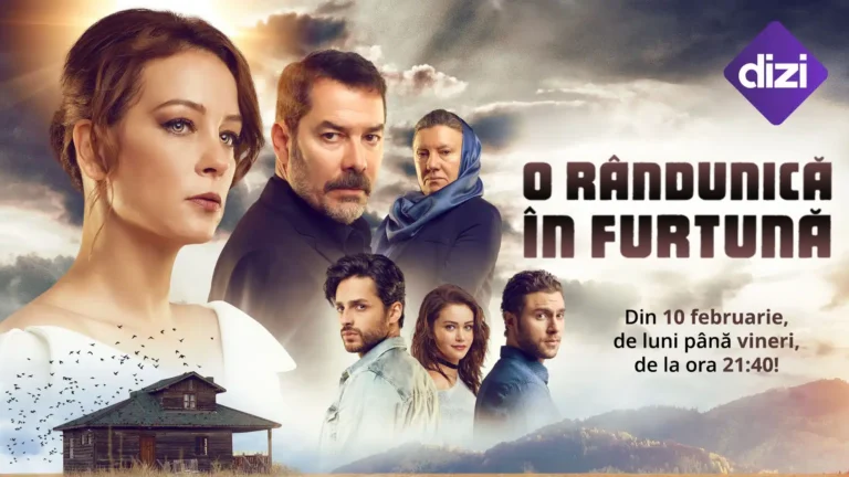 Afișul serialului O rândunică în furtună serial dramă de familie